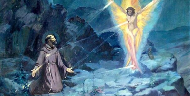 Impresión de las llagas de Nuestro Padre San Francisco, en el Monte Alverna